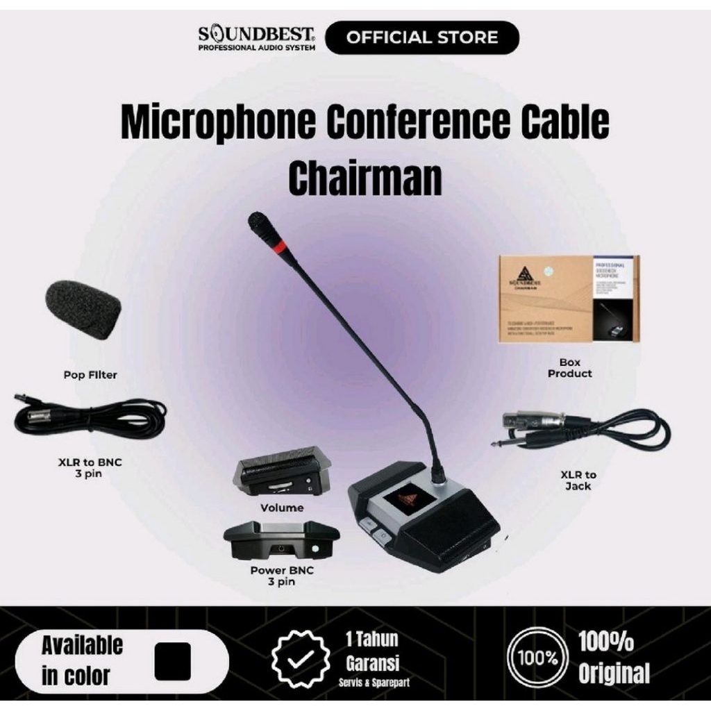 MIC PODIUM SOUNDBEST CHAIRMAN ORIGINAL