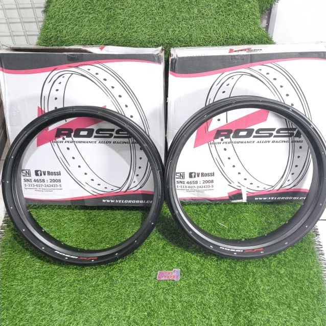 Velg Jari Jari / Lingkaran 17 V Rossi XR Bartubless 300-17+350-17 Hitam 36 Hole (second)