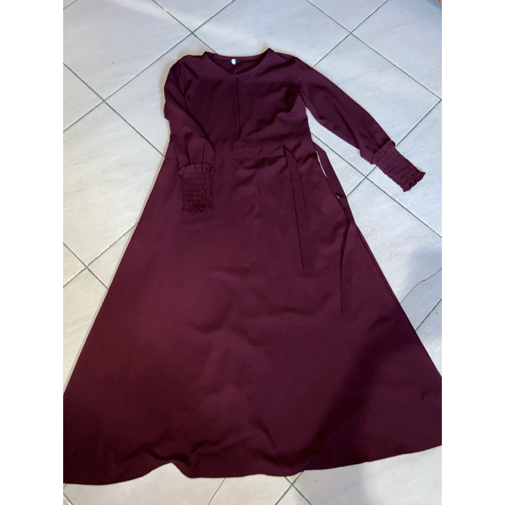 gamis syar’i (ada jilbab nya)