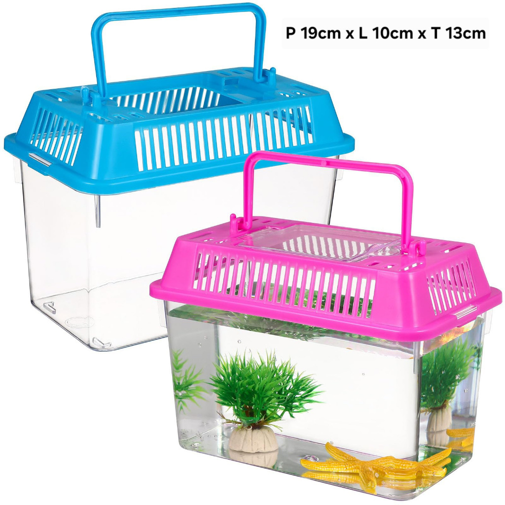 Akuarium Mini Plastik Portabel