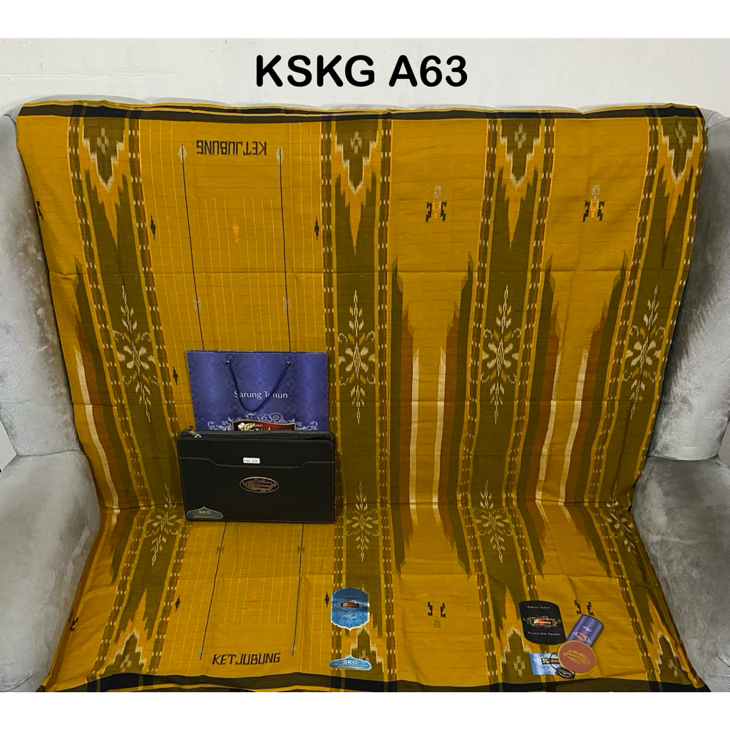SARUNG KETJUBUNG RED & STYLE GOLD SKG, SCP, SGD, SKP JAHIT TENGAH