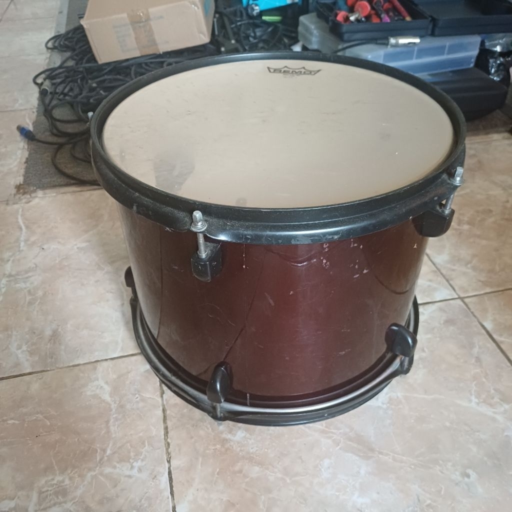 Tom 13 Inch Rolling JB-1026 Drum Bekas Copotan Head Remo Emperor Ambassador