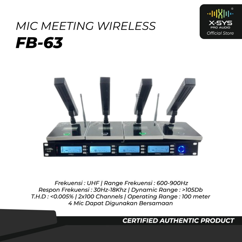 MIC MEETING WIRELESS XSYS FB-63