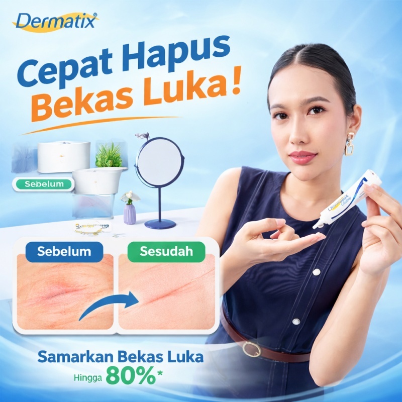 *COD ORI*Original Dermatix Ultra 15gr Menghilangkan Dan Menyamarkan Bekas Luka Krim Penghilang Bekas