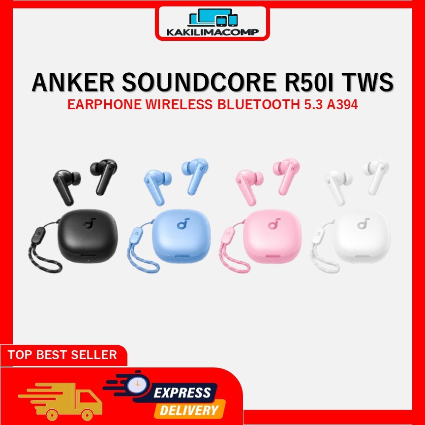 EARPHONE TWS ANKER Soundcore Bluetooth R50i Garansi Resmi