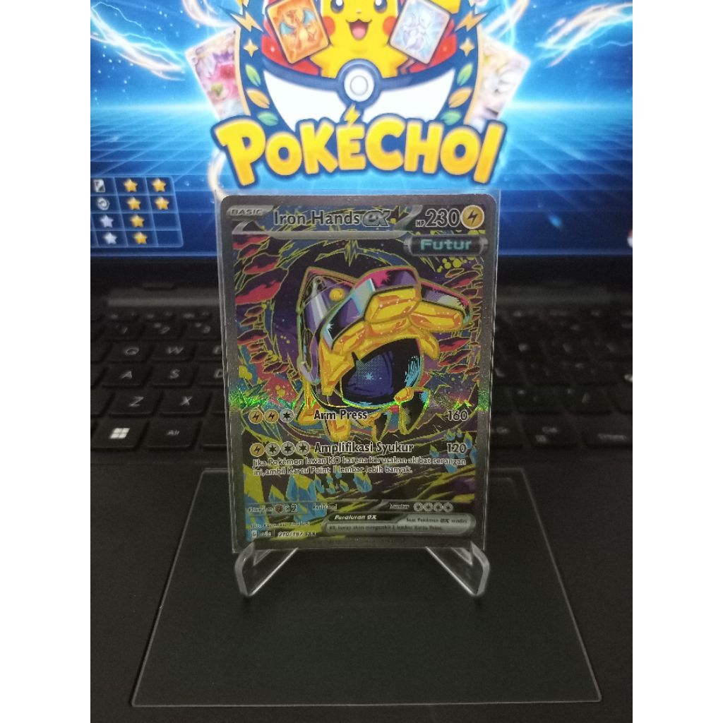 Iron Hands ex - 210/187 SAR | TCG Pokemon Indonesia Terastal Festival