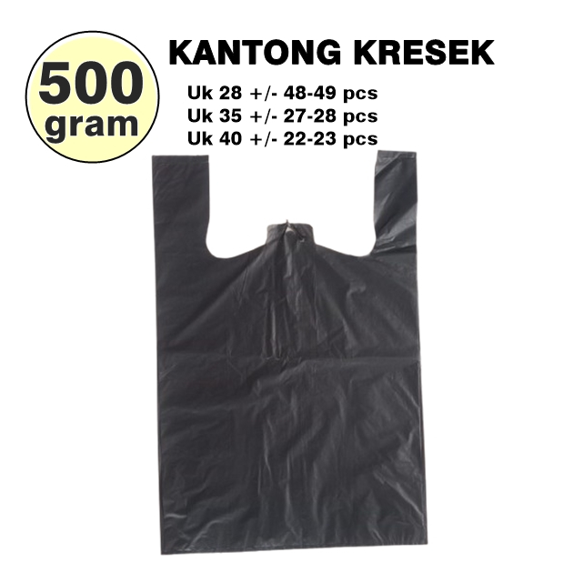 GROSIR Kantong Plastik Kresek 500 Gram Plastik Kresek Ekonomis Lospack Asoy Losspack ikatan