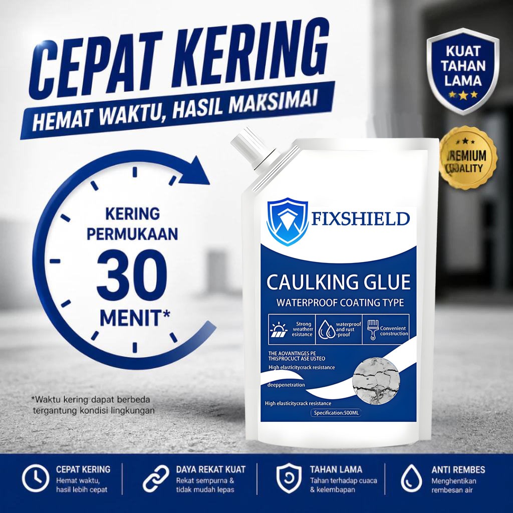 500g Lem Beton Anti Retak Cepat Kering – Perekat Beton untuk Retak Dinding Tembok – Lem Anti Bocor A