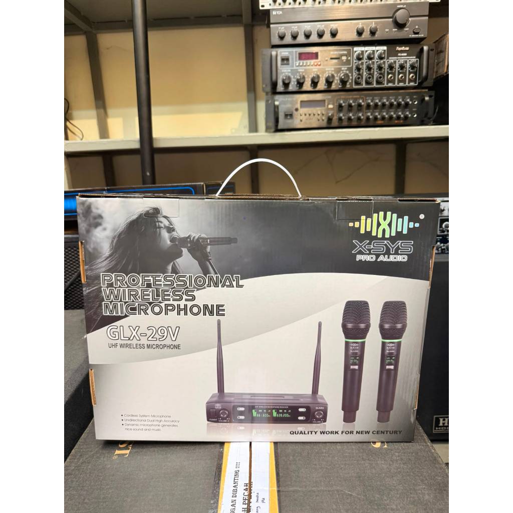 Microphone Wireless X-Sys GLX29V GLX-29V Mic Xsys