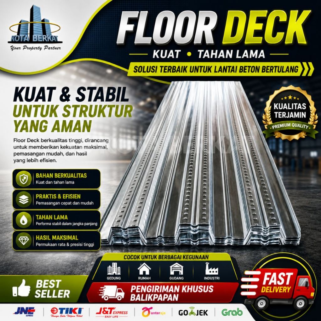 FLOORDECK TOP DECK/ BONDEK TOP/ PENYANGGA LANTAI COR (WAJIB MEMBACA DESKRIPSI)