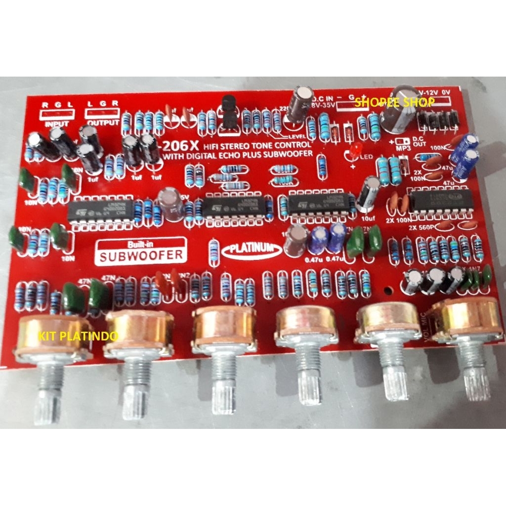 DMS-206X kit tone control stereo