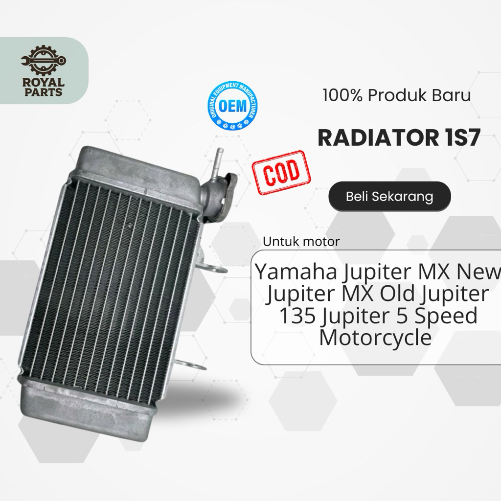 Radiator 1S7 untuk Yamaha Jupiter MX New Jupiter MX Old Jupiter 135 Jupiter 5 Speed Motorcycle Spare