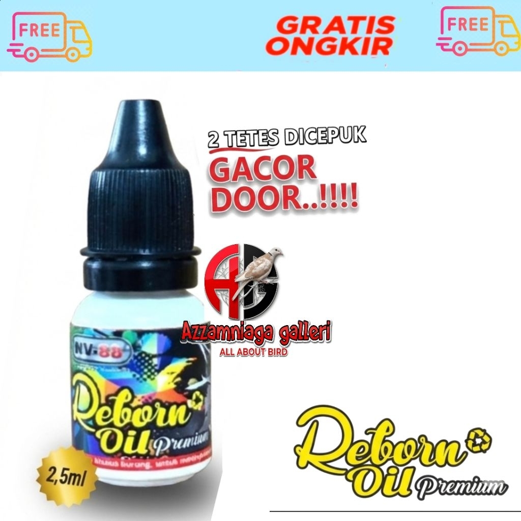REBORN OIL PREMIUM NV88 2,5 ML VITAMIN BURUNG SOGON
