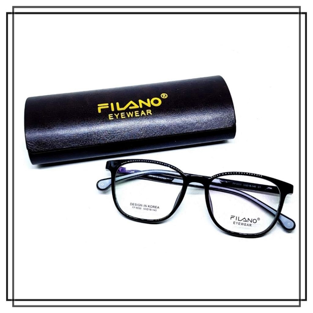 FRAME KACAMATA PLASTIK FILANO 5030 Model Keren Gagang LENTUR Kualitas Bagus ORIGINAL BRANDED Harga M