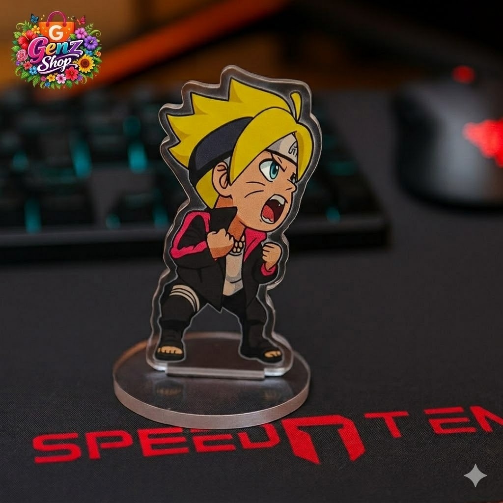 Figure Akrilik Anime Naruto & Boruto  Standee Karakter Chibi Lucu