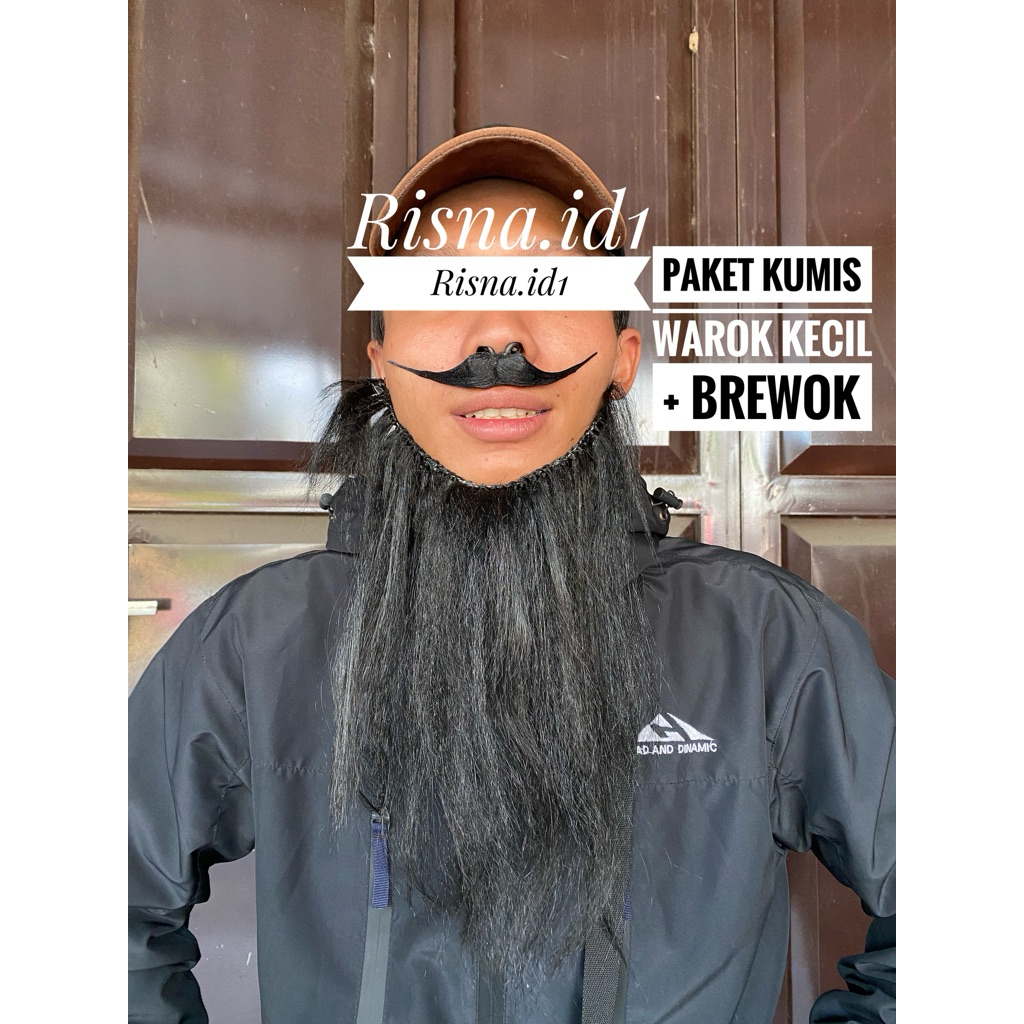 PAKET KUMIS WAROK KECIL + BREWOK DAN PAKET KUMIS BESAR + BREWOK