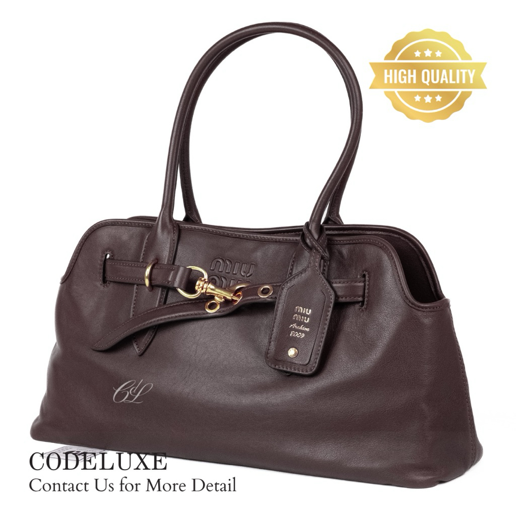Aventure Large Bag Lambskin Briarwood GHW