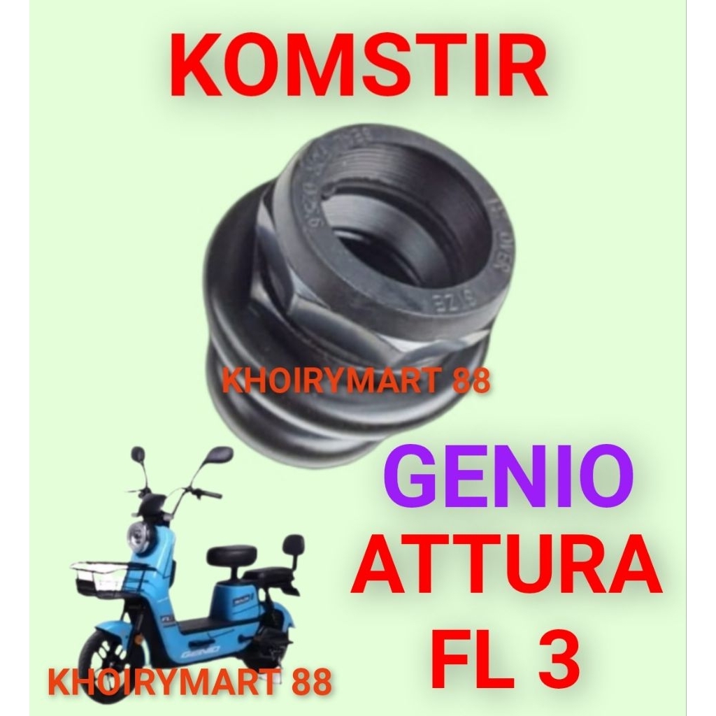 komstir genio attura fl3 kones headset komfork sepeda listrik genio attura fl3