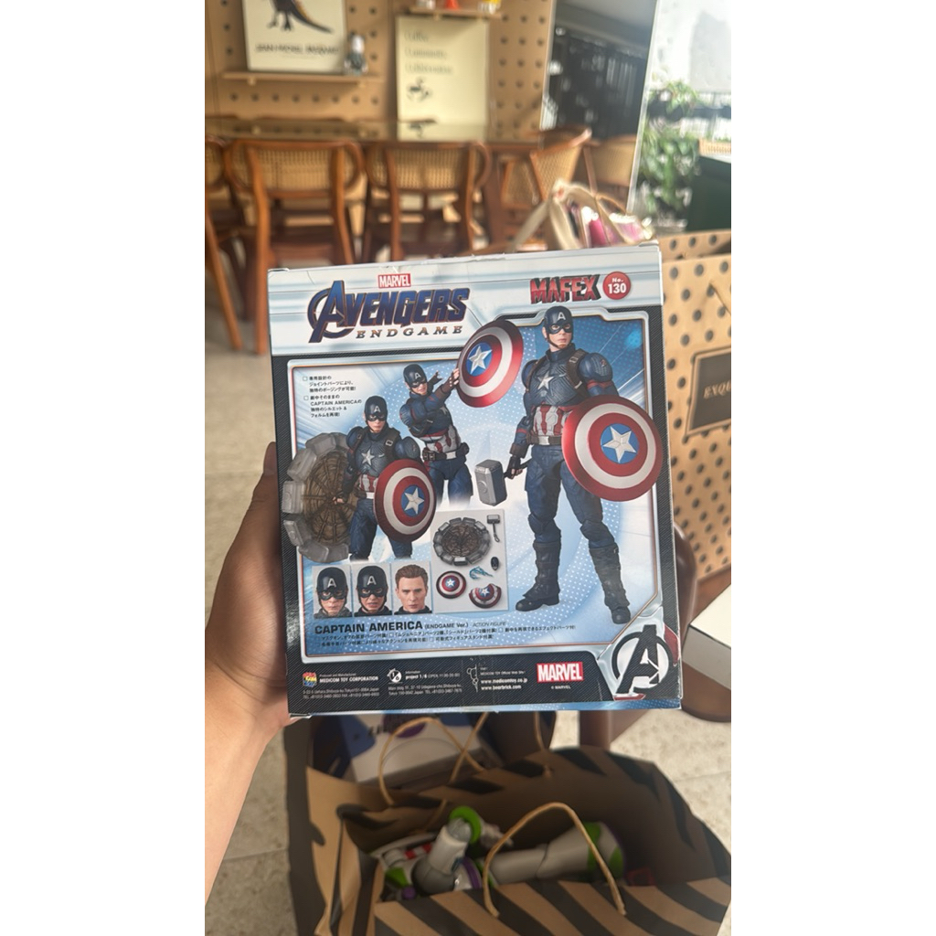 Pelunasan Mafex Captain America