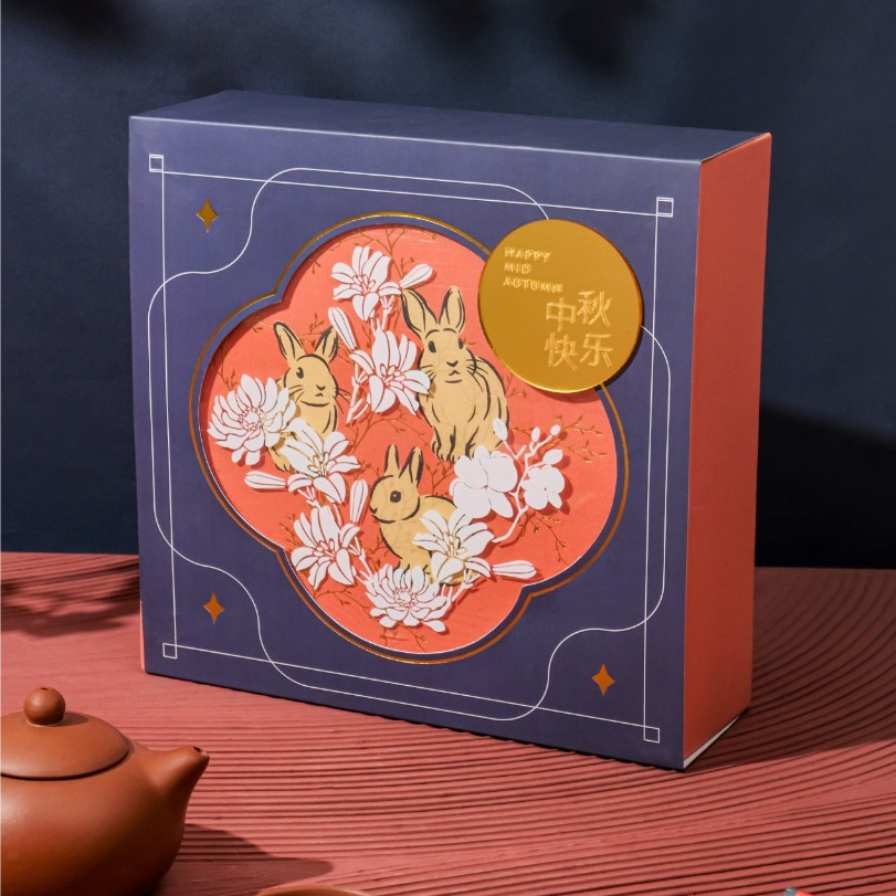 Hardbox / Box / Kotak Hampers Mooncake - Kotak Hampers Moon Cake - Celestial Box
