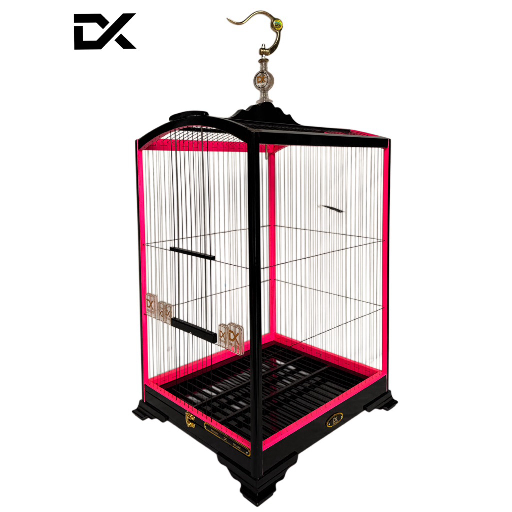Sangkar Deluxe Kotak Kenari Ruji Senar No.2 Sangkar Ruji Senar Full Jati
