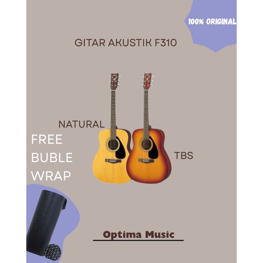 Yamaha gitar akustik F310 / F-310 gitar folk original yamaha