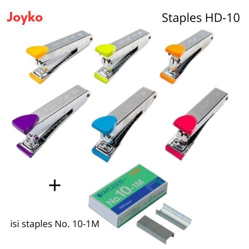 Stapler Kecil Joyko HD-10 / Staples Jilid Dokumen Tebal Awet