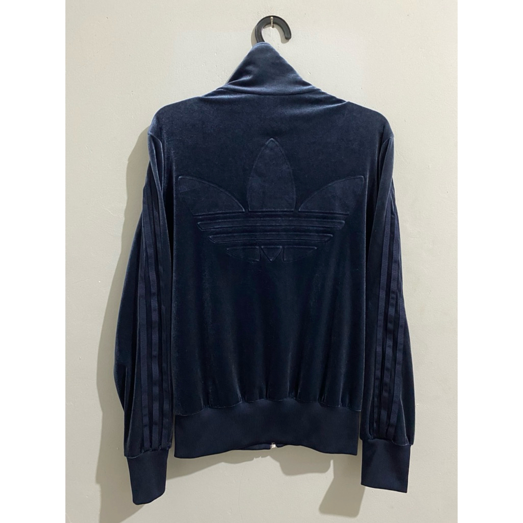 Tracktop Adidas Firebird Velour Velvet Big Logo Vintage Original Rare