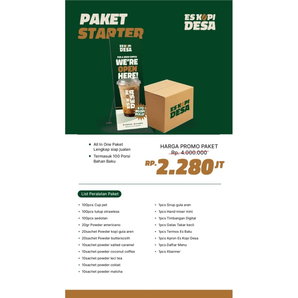 FRANCHISE ES KOPI DESA