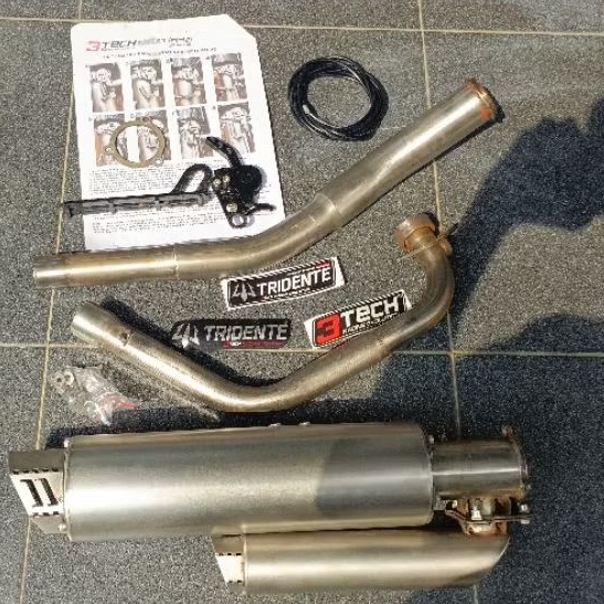 Knalpot Tridente F23 GSX Fullsystem