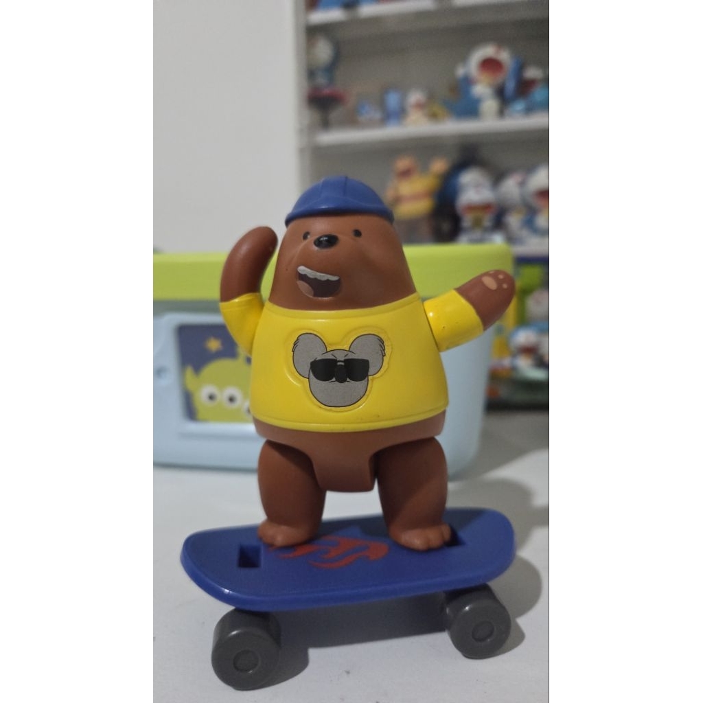 preloved figure we bare bears skateboard
