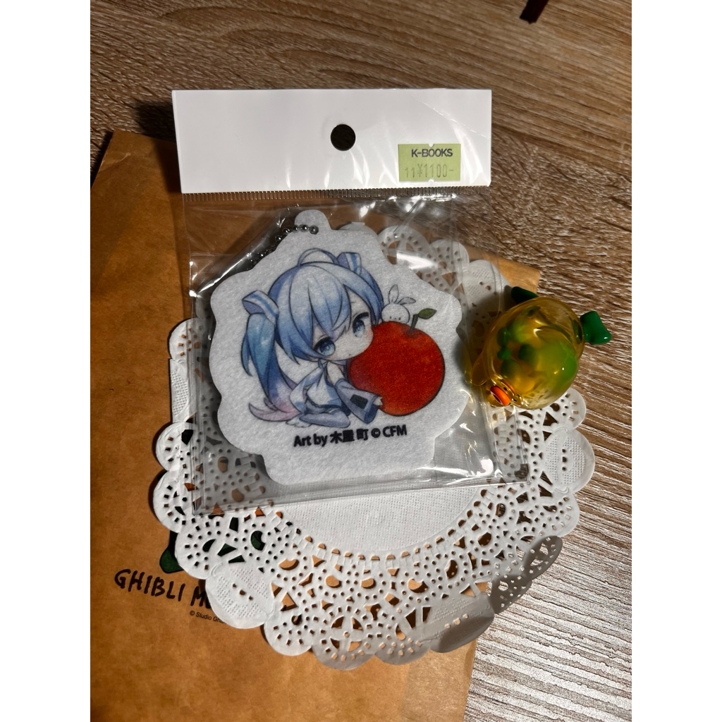 hatsune miku keychain // snow miku keychain // original japan // anime keychain // unopened snow hat