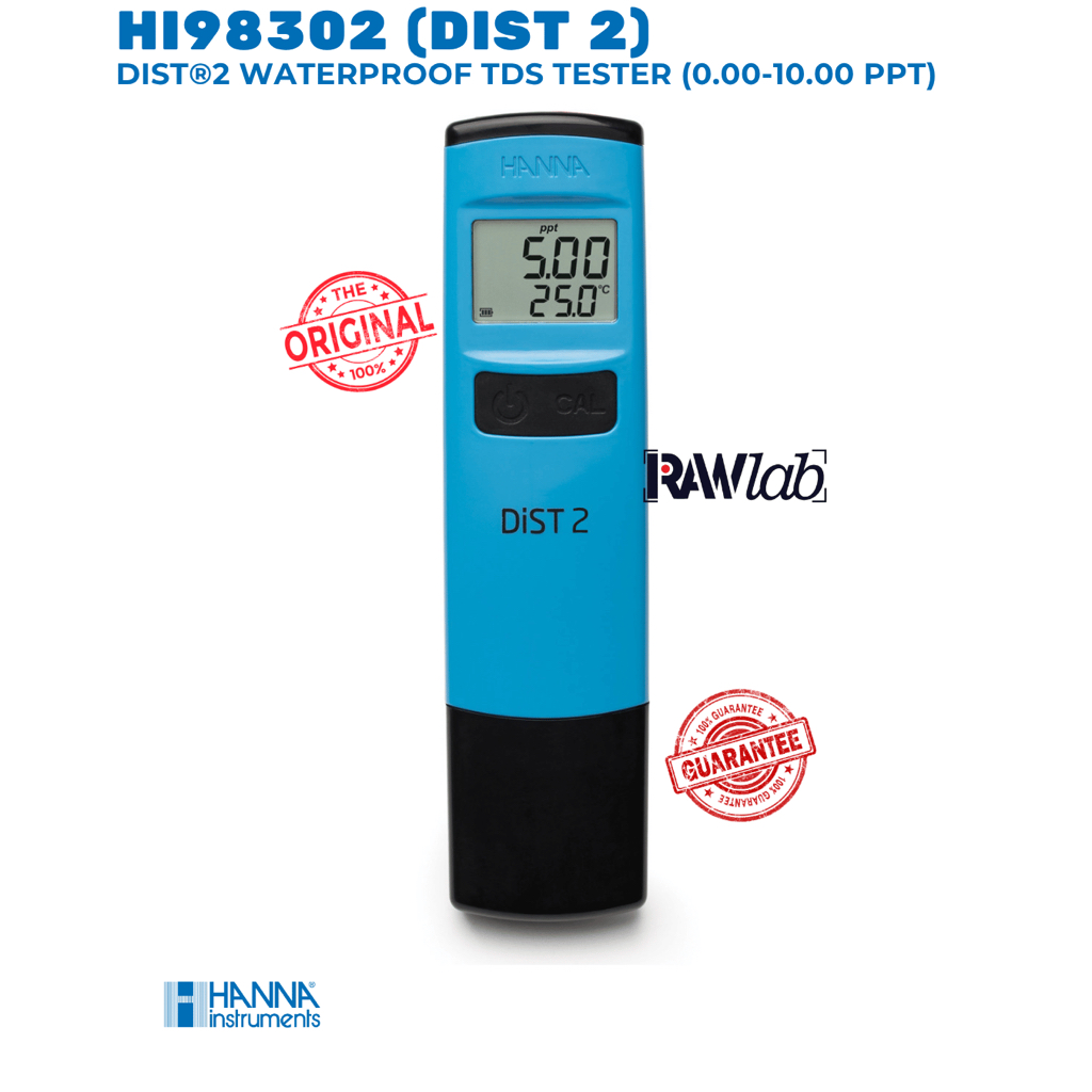 HI98302 Dist 2 Hanna Instruments TDS Meter Pocket Dist 2