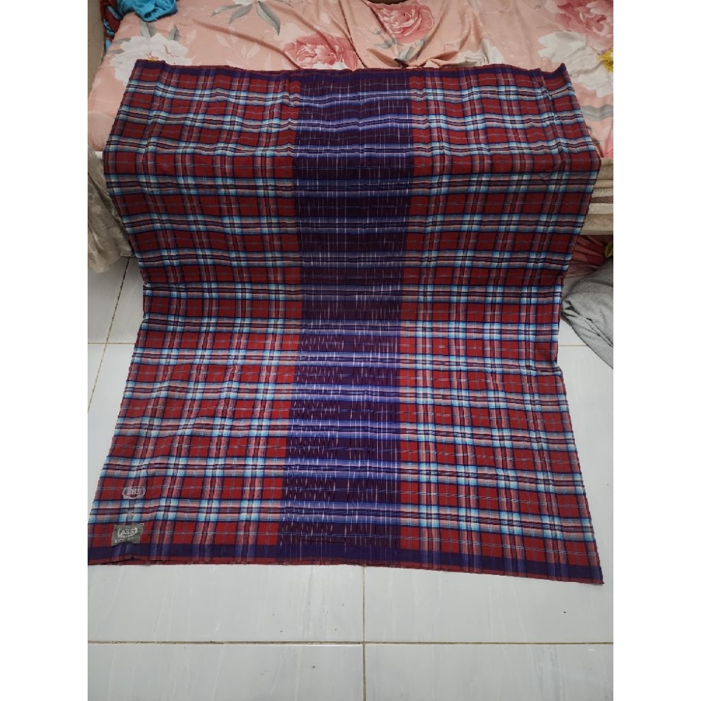 sarung BHS excellent silver ber tanda tangan spunsilk mercerized