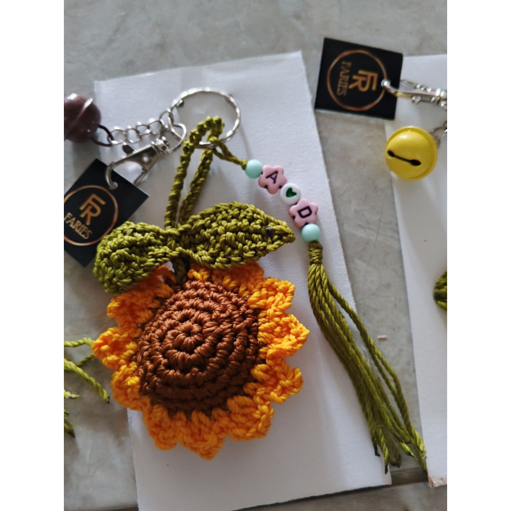 ganci rajut matahari custom nama