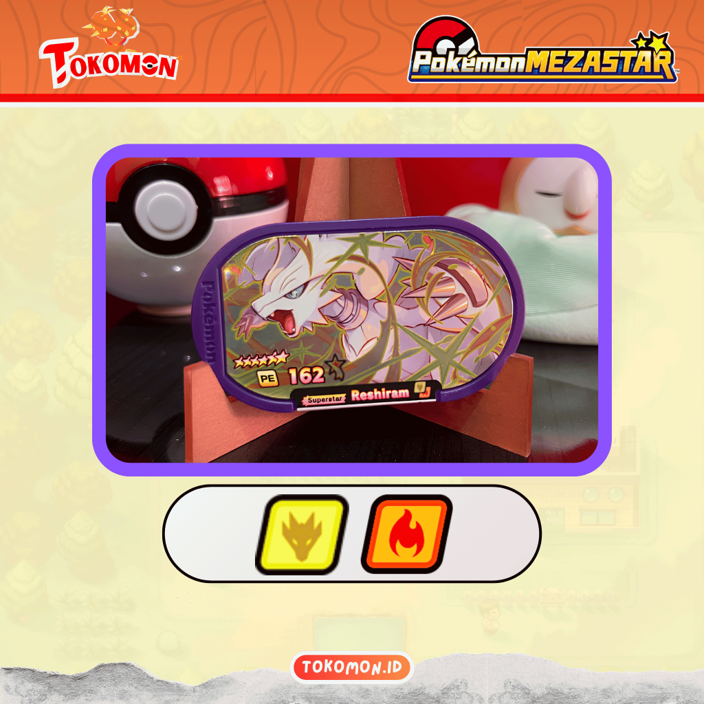 Tag Pokémon Mezastar Superstar - Reshiram Legacy