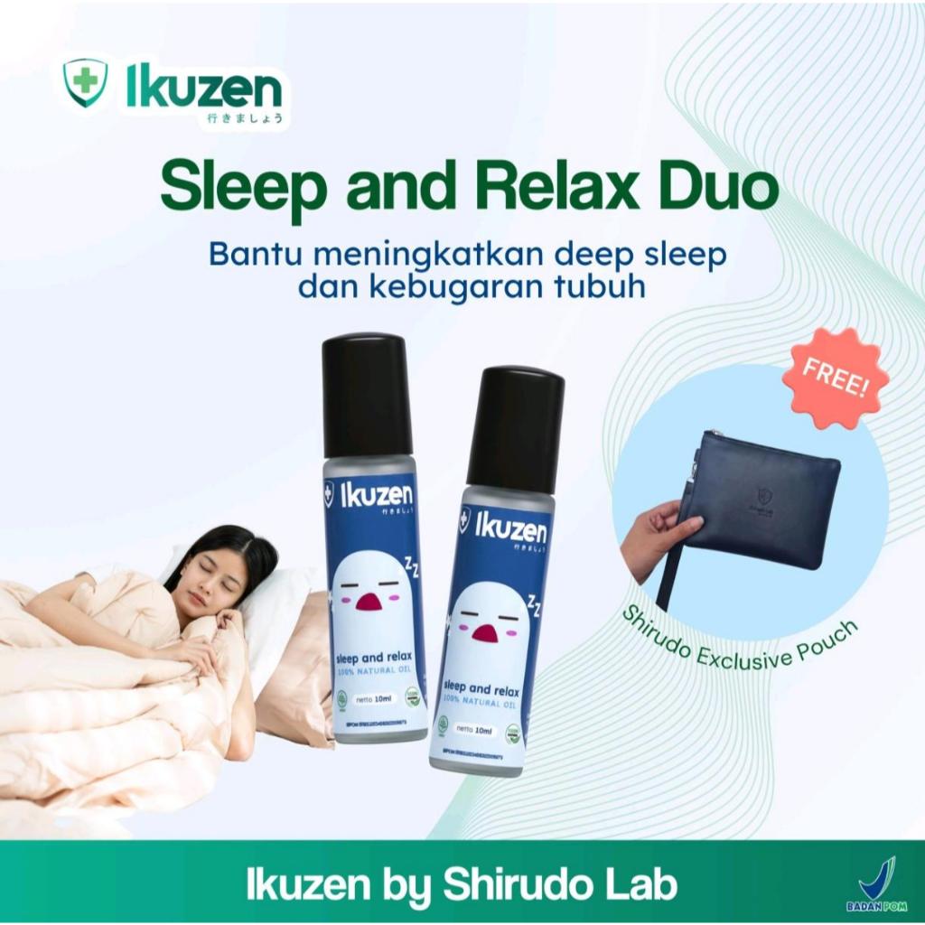 Bundling IKUZEN Roll On Essential Oil Roll Membantu Deep Sleep Insomnia Susah Tidur