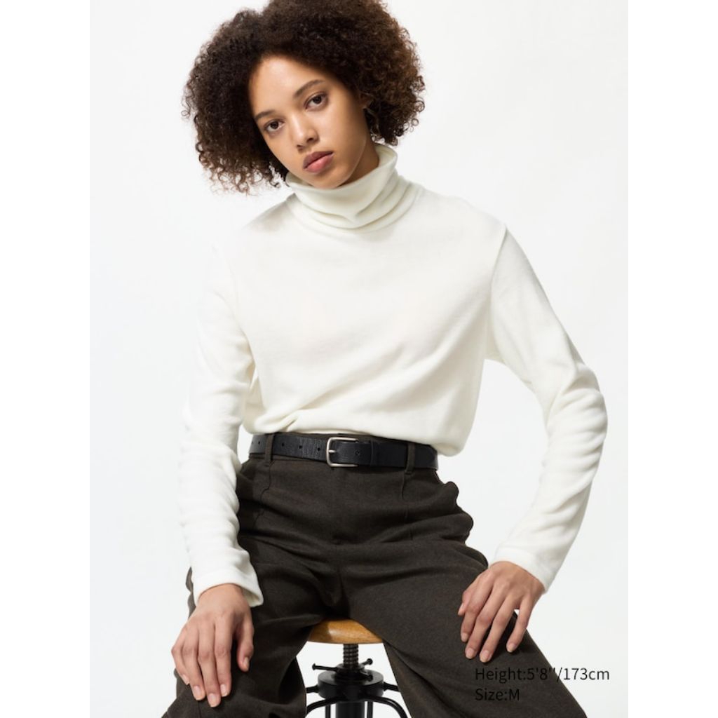 ATASAN LUARAN INNER FLEECE TURTLENECK REGULAR/HEATTECH