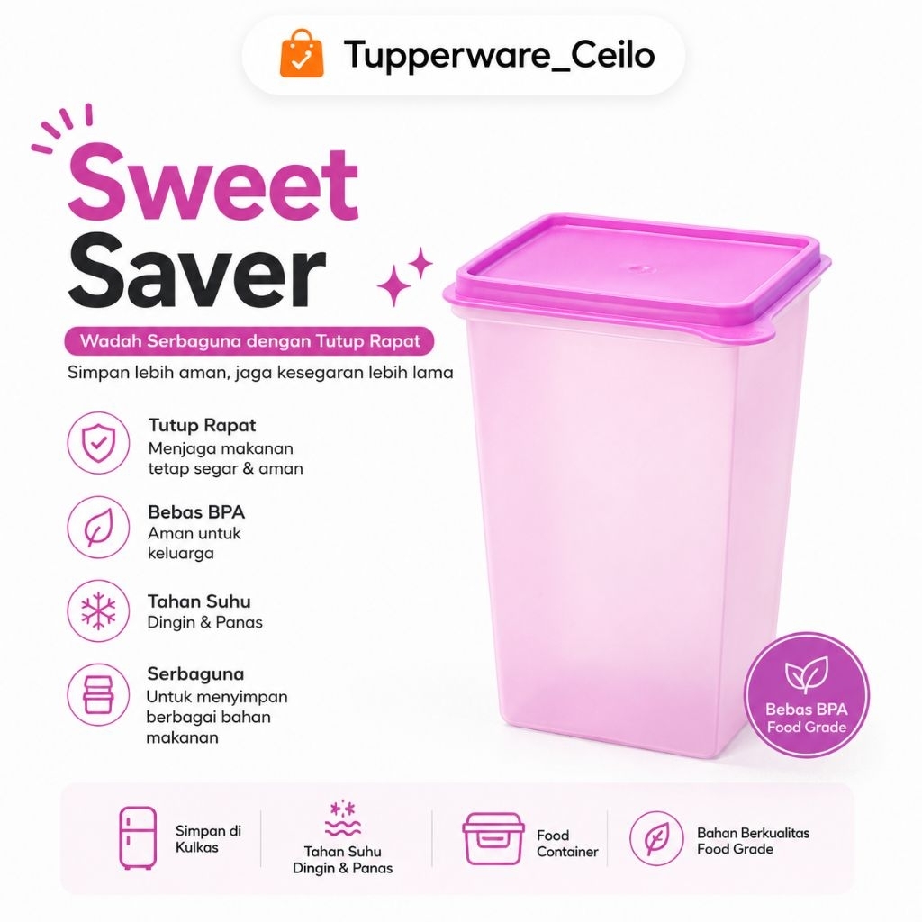 Sweet Saver Tupperware