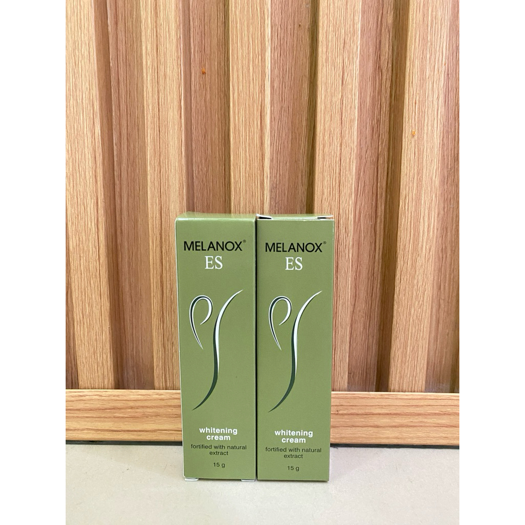 Melanox ES Whitening Cream 15g Original | Krim Pencerah Wajah Flek Hitam Bekas Jerawat