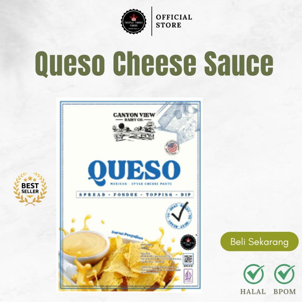 Queso Cheese Sauce 100g Saus Keju Siap Pakai Untuk Nachos Fries Snack