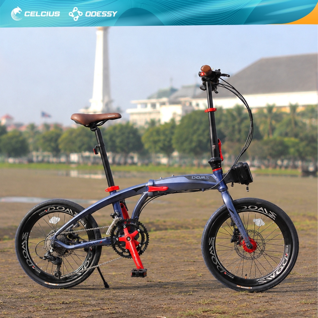 Sepeda Lipat Odessy 20 39 Doms Frame Alloy - 18 Speed