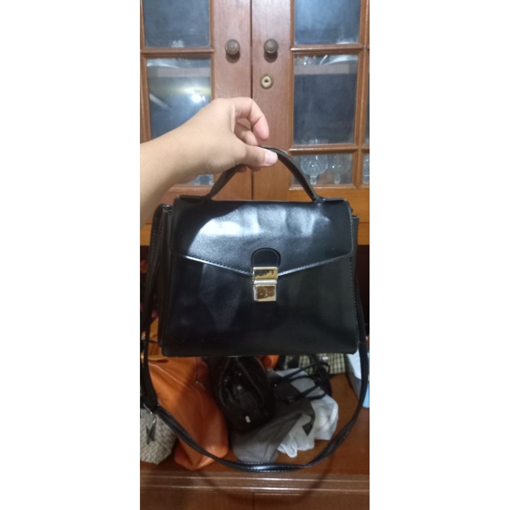 PRELOVED Tas wanita handbag tali panjang merk Alice Martha