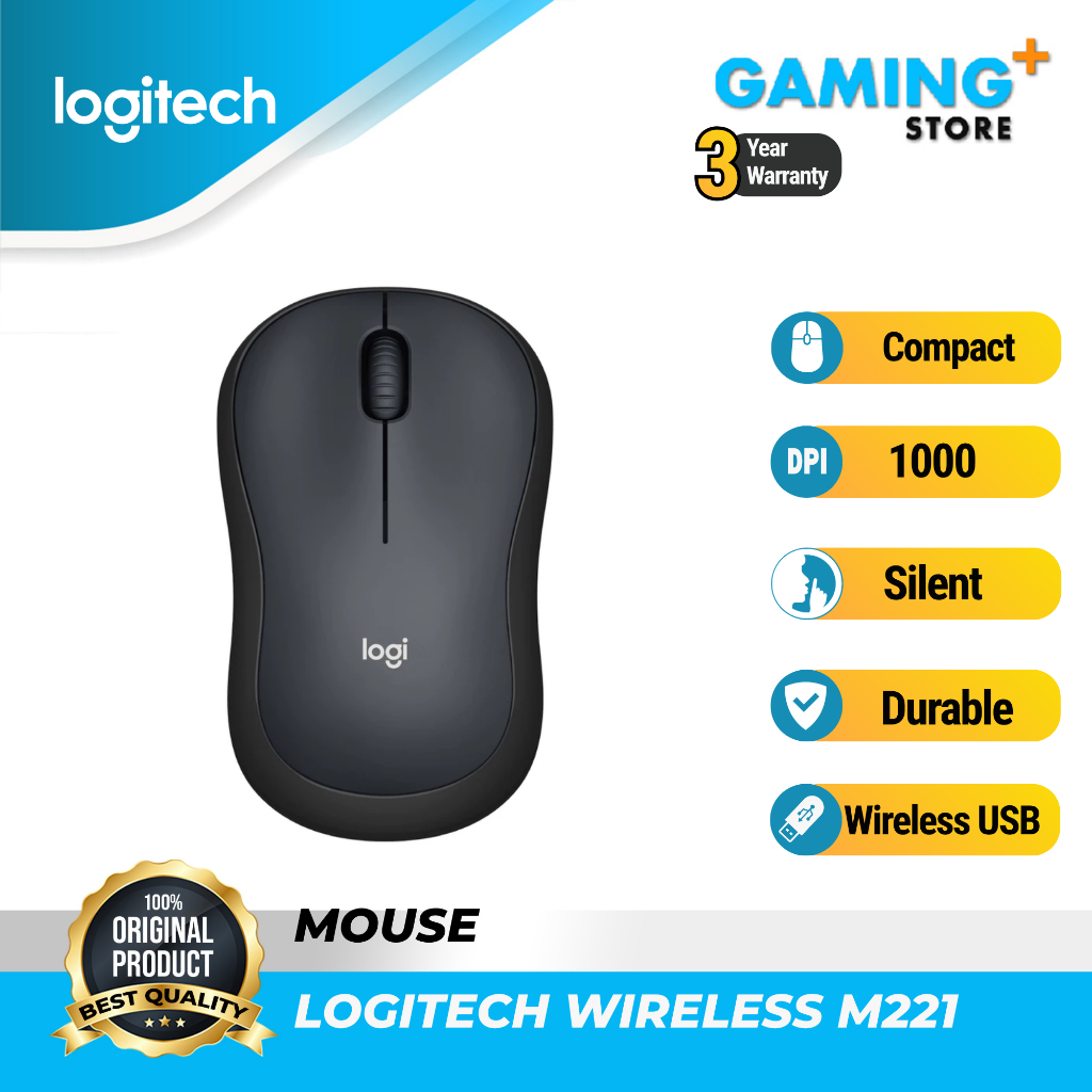 Logitech M221 / M 221 Silent Wireless Mouse