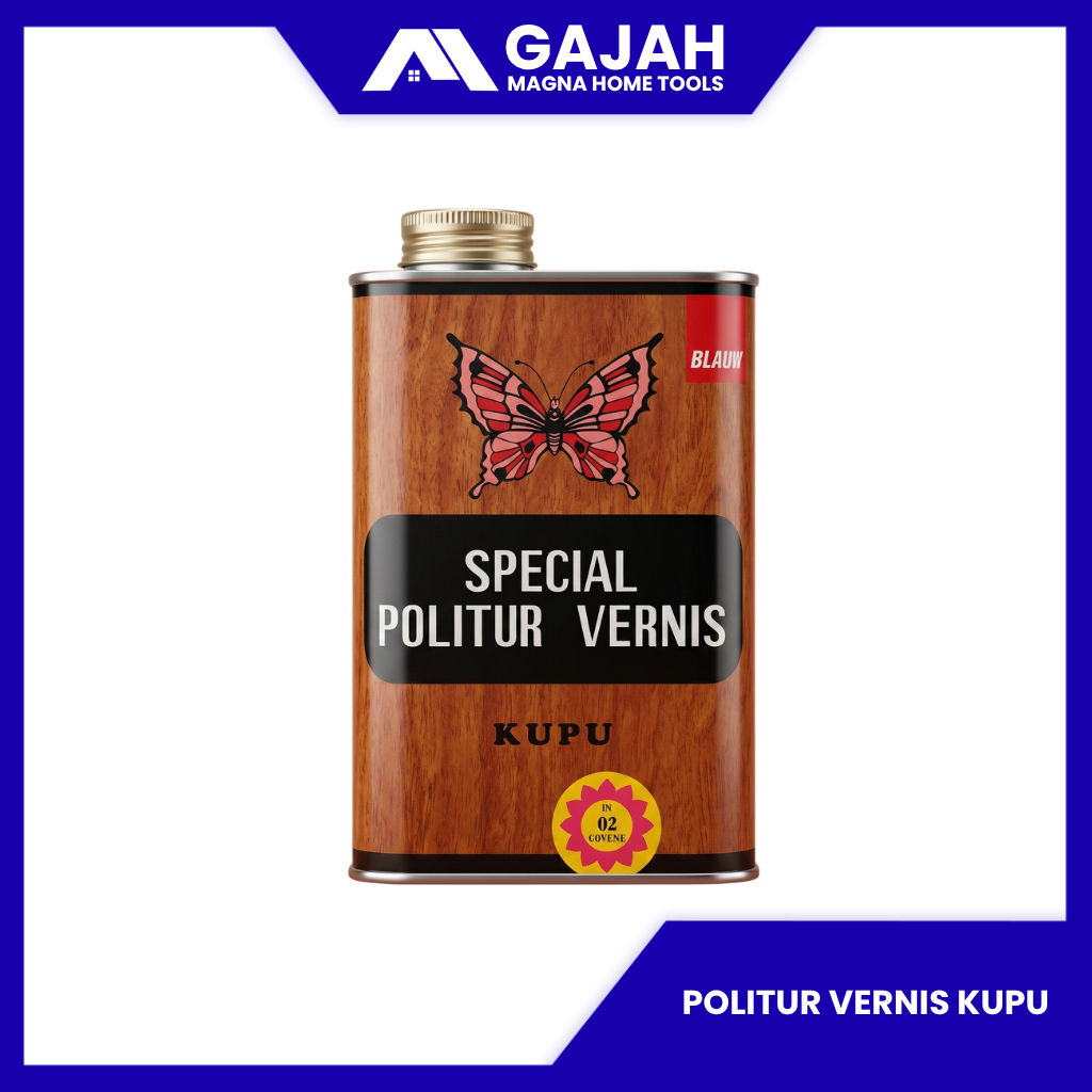 Politur Vernis Kupu Special 750 Ml Ori