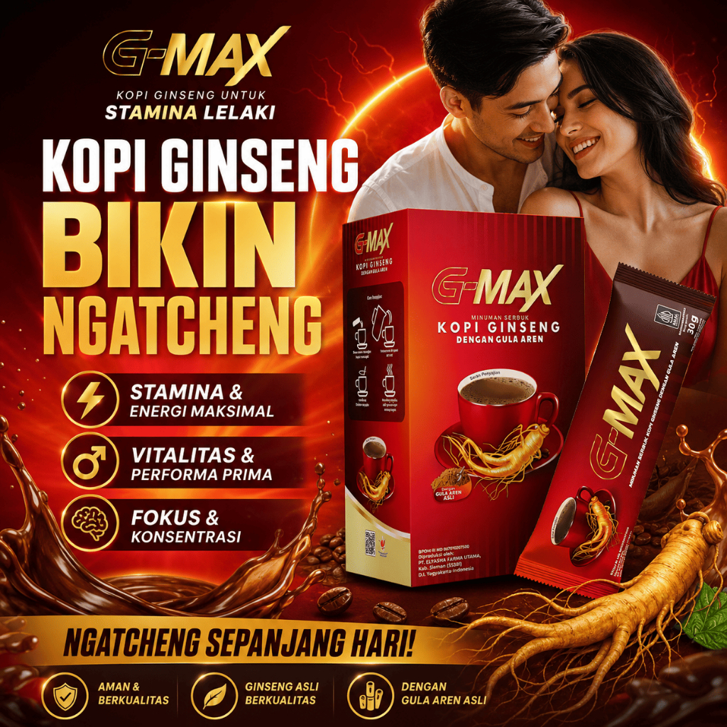 Kopi G-max Cappuccino original gula aren