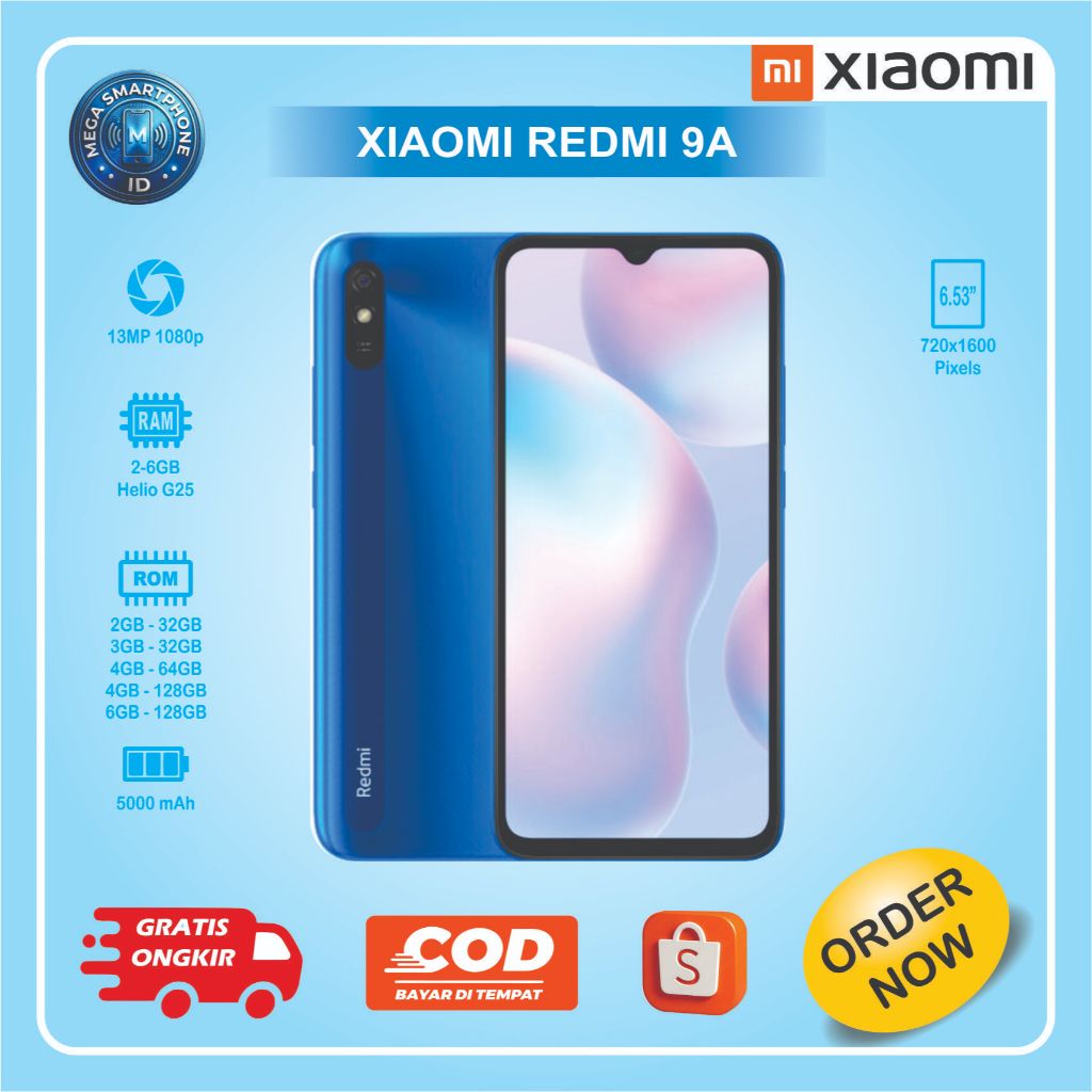 XIAOMI REDMI 9A | HP Second batangan