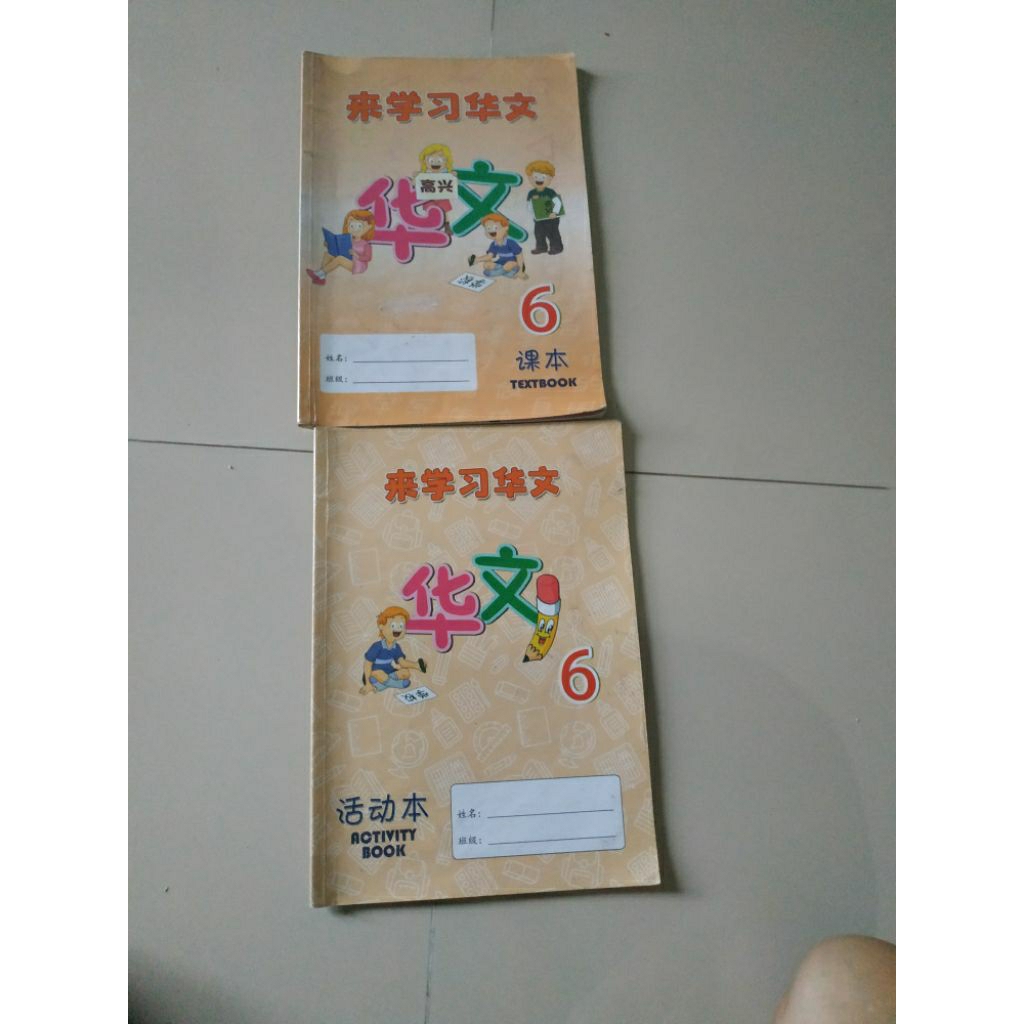 Buku Mandarin kelas 6 Textbook & Activitybook