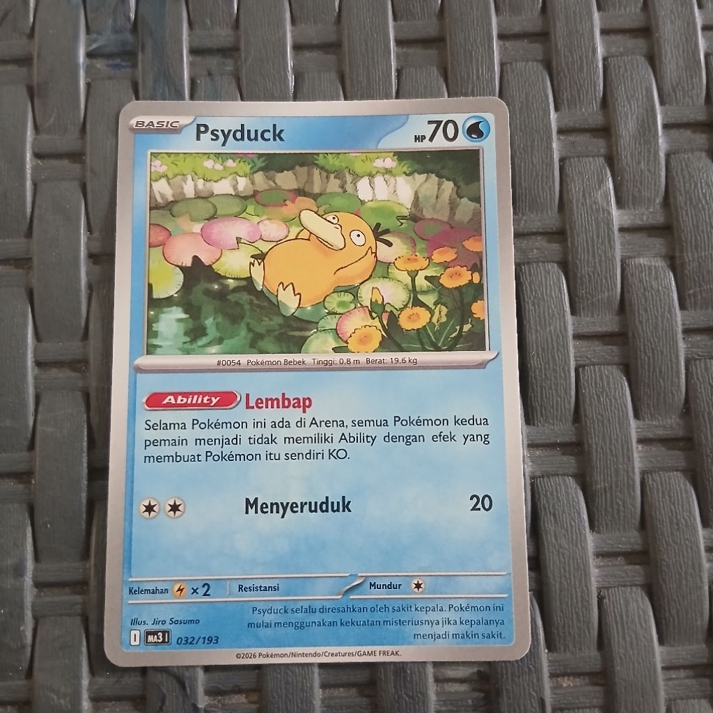 Psyduck kartu pokemon