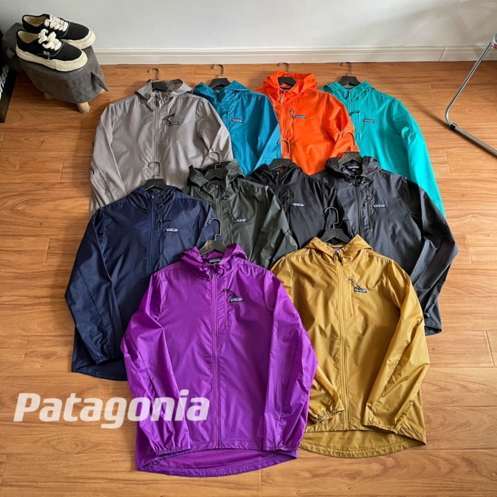 Patagonia Houdini Jacket Ultralight Jaket Outdoor Hiking Running Travel Packable